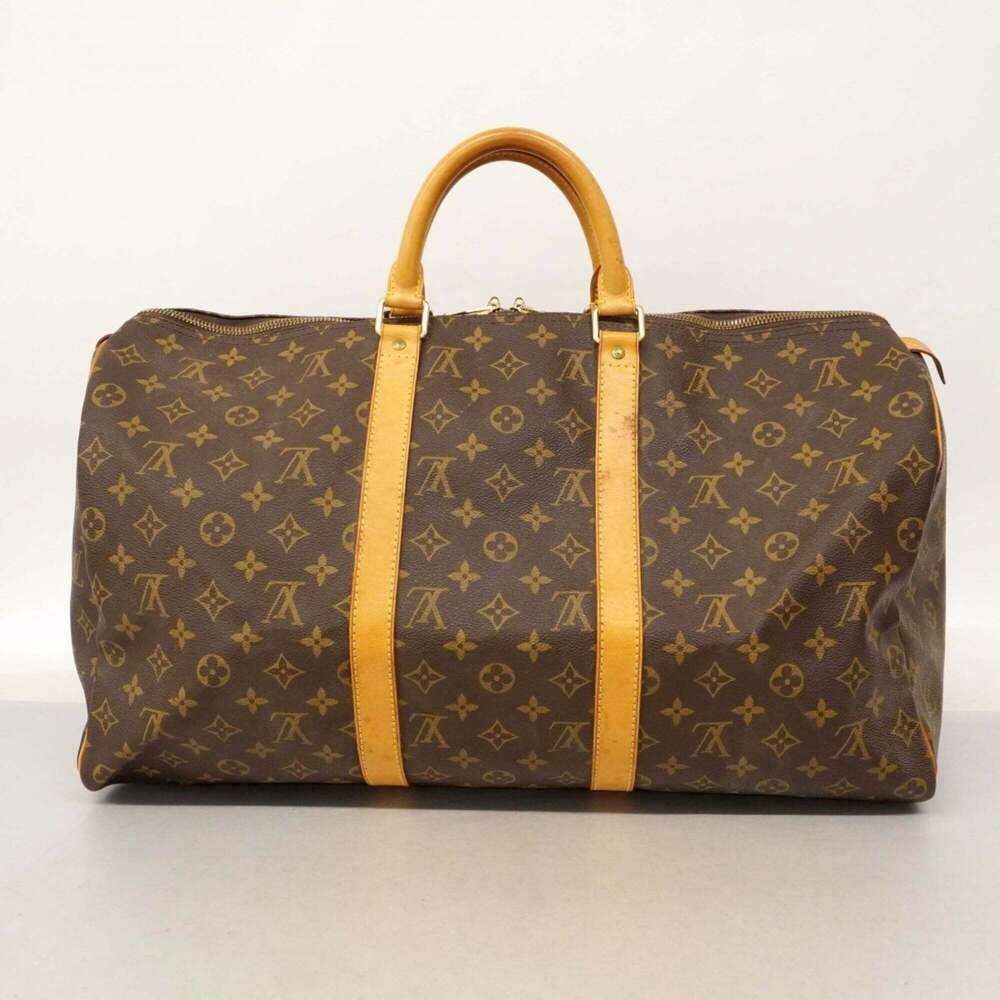 LOUIS VUITTON Brown Monogram Keepall 50 Boston Bag - Picture 14 of 14